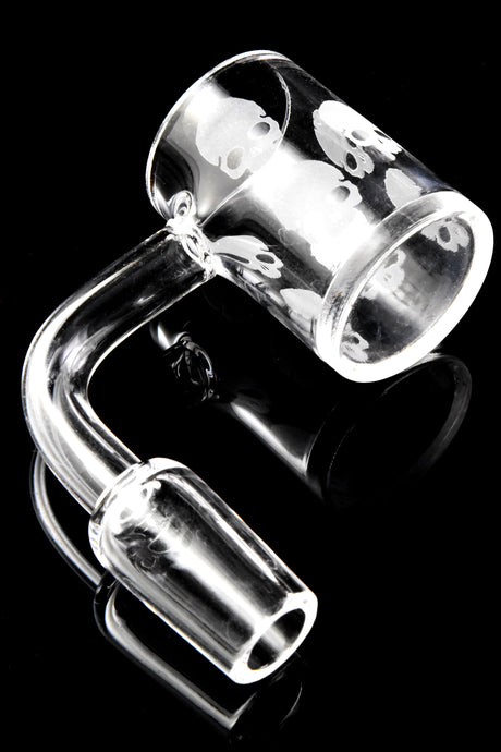 Quartz 14.5 mm Male Flat-Top Banger – Frosted Design