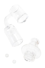 Domeless Spinner Quartz Banger Nail  with Banger Beads - BS797