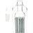 Black tree-perc glass ash catcher, 14.5mm male-to-female 90° joint, close view of chamber and slotted arms.
