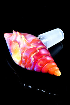 (US Made) 14.5mm Male Seashell Bowl - BS831