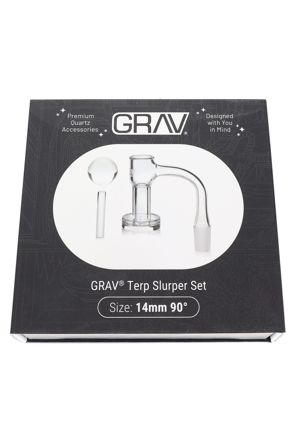 GRAV Quartz Slurper Bucket Set – Marble Cap & Pillar