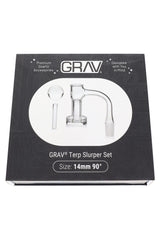 GRAV Quartz Slurper Bucket Set – Marble Cap & Pillar