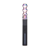 Iridescent bubble Pivot top mounted on compatible device showing compact fit and colorful electroplated glass look