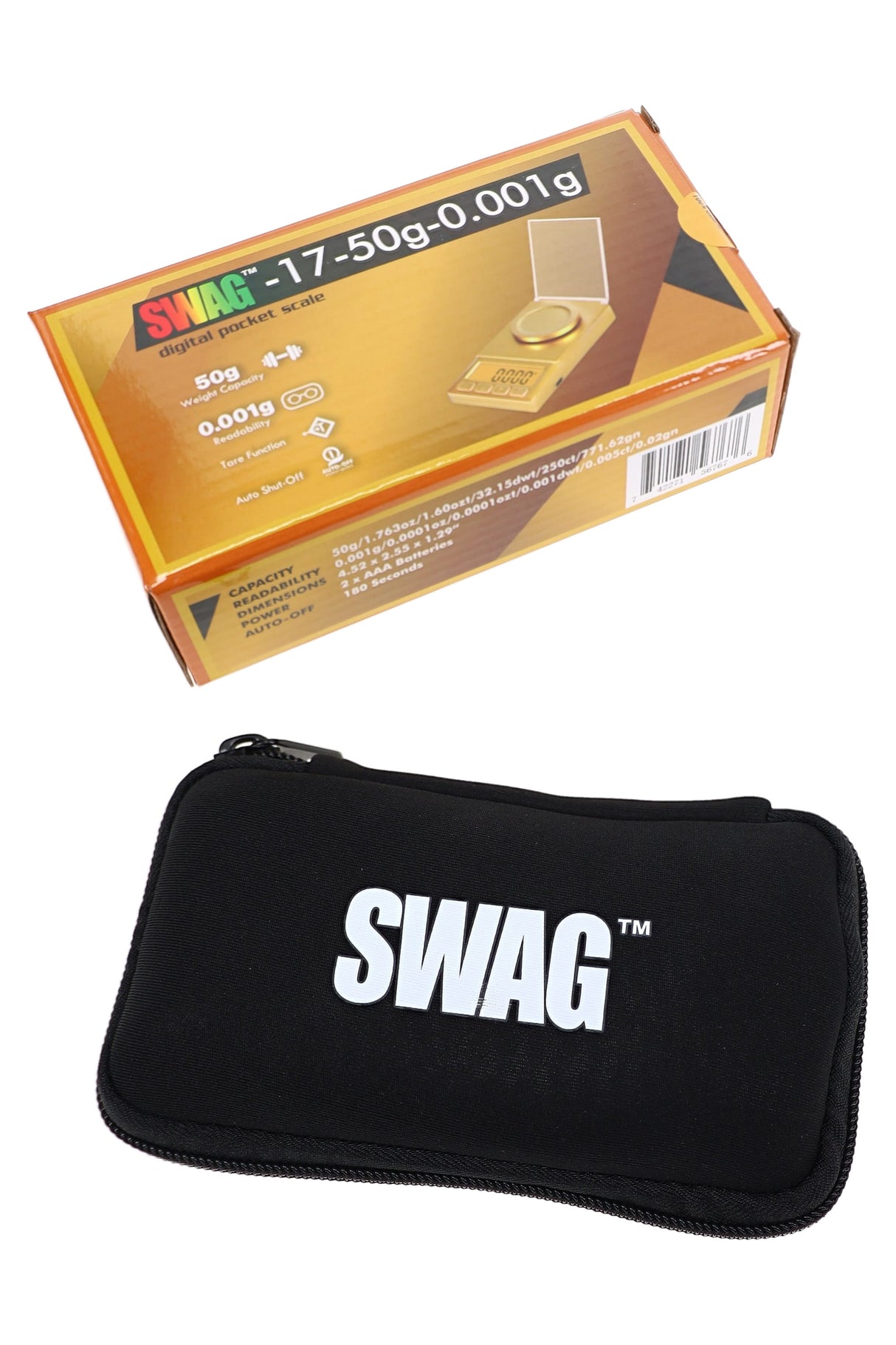50g x 0.001g Swag Digital Pocket Scale - DS185