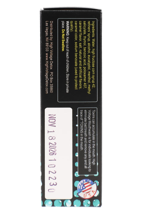 High Voltage Detox Saliva-Cleanse Mouthwash – 2 oz