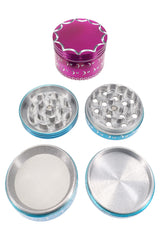 Colorful Diamond Cut 4 Part Aluminum Grinder - G0419