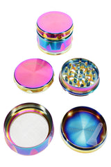 50mm 4 Part Rainbow Zinc Alloy Grinder - G0525