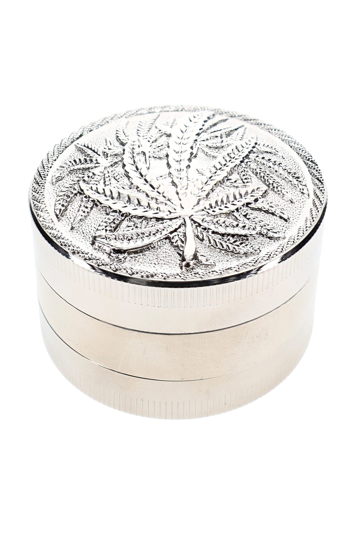 2" 3 Part Leaf Design Metal Grinder - G0528