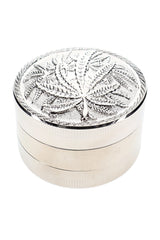 2" 3 Part Leaf Design Metal Grinder - G0528