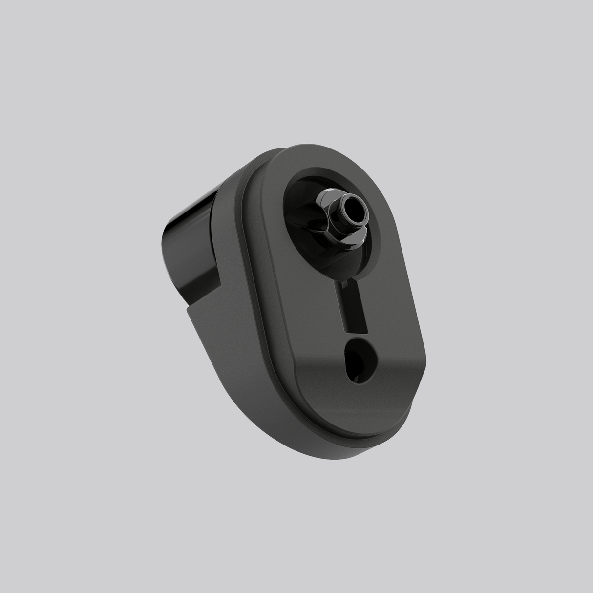Underside of Dr. Dabber Ghost² top assembly in black, shown as replacement part for the vaporizer