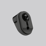 Underside of Dr. Dabber Ghost² top assembly in black, shown as replacement part for the vaporizer
