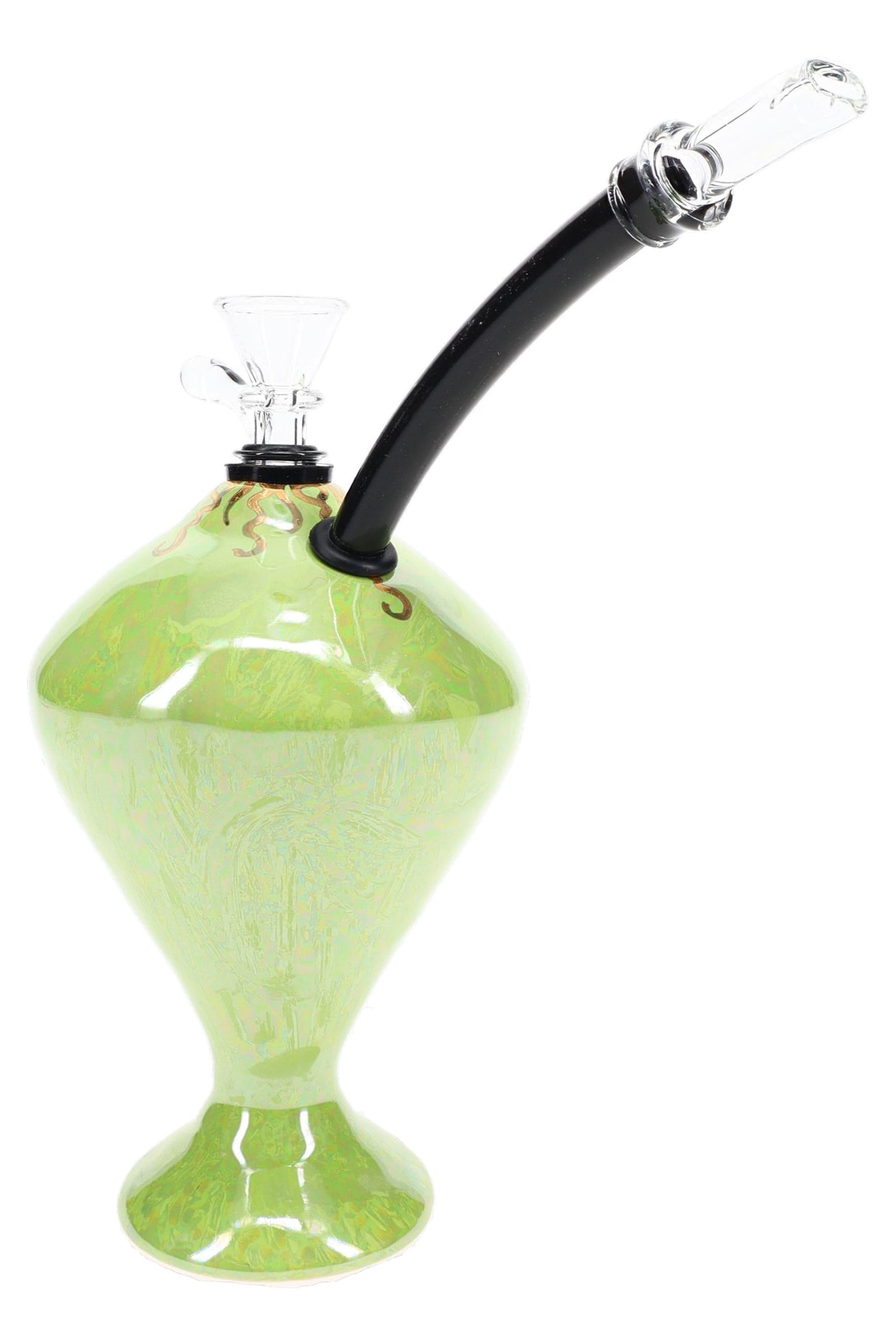 Ancient Creations 6″ Gold-Vein Ceramic Hookette