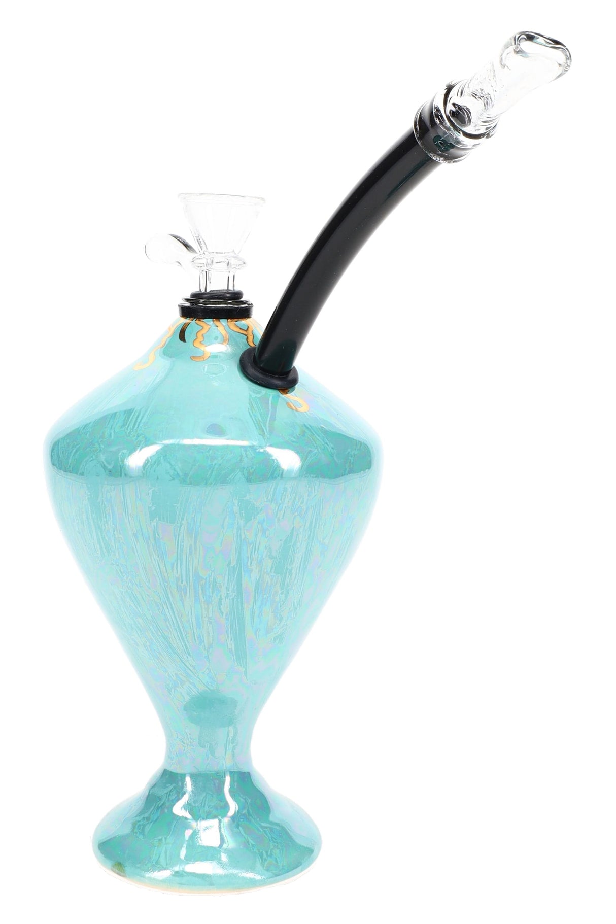 Ancient Creations 6″ Gold-Vein Ceramic Hookette