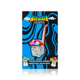 Blue-and-black RIPNDIP x HEMPER retail box with Enlightened Nermal Sherlock pipe artwork
