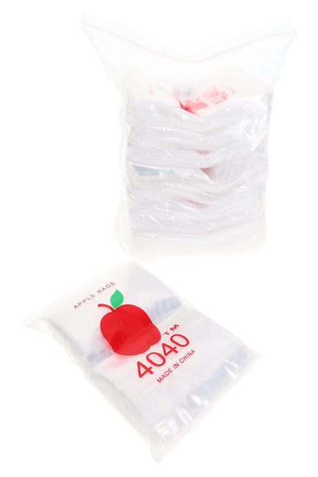 Bundle of 4″ × 4″ clear plastic baggies, 1000-pack packaging supply for organizing and storing small items