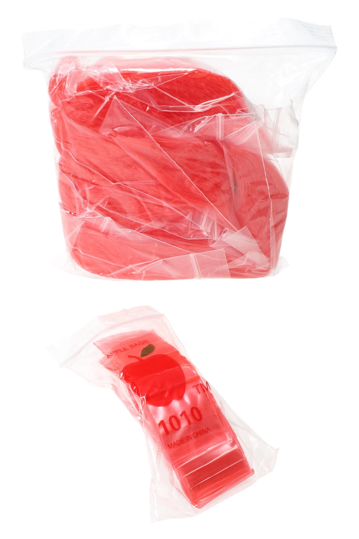 Apple Bags Mini Zip Baggies – 1″ × 1″ – 1000 Pack