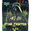 3.5 g mylar bag featuring a dark-helmet space character and stars; ⅛ oz “Star Fighter” design for compact storage.