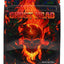 Black bag with blazing red-orange flaming skull and metallic title; 3.5 g ⅛ oz “Ghost Head” fire design pouch.