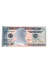Twenty-dollar bill 3.5 g mylar bag featuring green currency graphic and silver silhouette window; available as a single-design bundle.