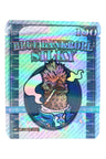 Blue Bankroll Silky 3.5 g mylar bag on holographic foil with cartoon bird portrait inside a note-style frame; one-design bundle.