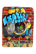 Exotic Vault 3.5 g mylar bag with graffiti vault door, cash sacks, and brick-wall art; available as a one-design 50-pack.