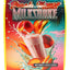 3.5 g mylar bag with peach and mango milkshake artwork in a sunset palette; choose this design in a 50-pack.
