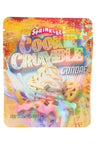 Sprinklez Cookie Crumble Sundae 3.5 g mylar bag featuring soft-serve swirl with cookie chunks on warm orange foil.