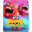 Holographic mylar pouch “Happy Donuts” cartoon donut characters, 3.5 g (⅛ oz) front view