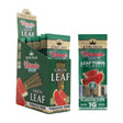 King Palm Watermelon Wave Mini Leaf Tubes display with 10 pouches and watermelon graphics