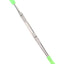 Telescopic tool with green ends on a white background