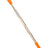 Double-ended tool with orange tips on a white background