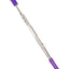 Telescopic tool with purple ends on a white background