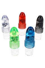 (Assorted Colors) Snuff Bullet Vial 51-82 mm