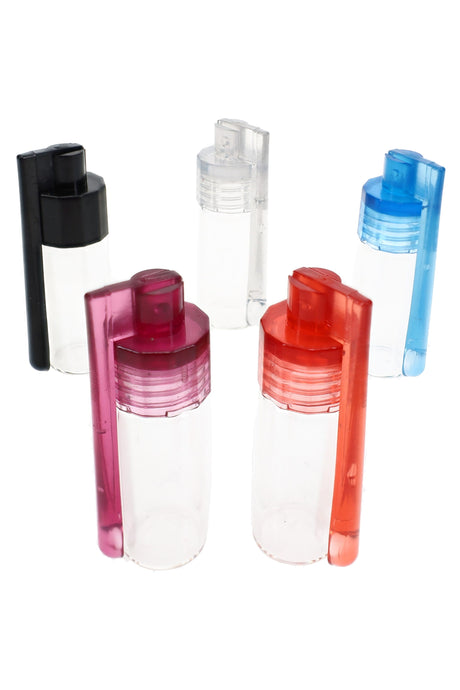 (Assorted Colors) Snuff Vial with Spoon 38-67 mm