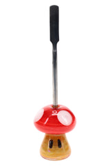 US-Made Mushroom Glass Dabber – 5″