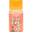 Tush Eze peach-scented water-based personal lubricant, 6-oz bottle with orange cap and label, clear formula product photo.