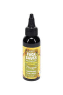 Pineapple “Fuck Sauce” flavored water-based lubricant, 2-oz bottle with twist tip, sugar-free formula and light warming sensation on label.