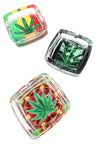 3.5″ Square Glass Ashtray – Pop Designs