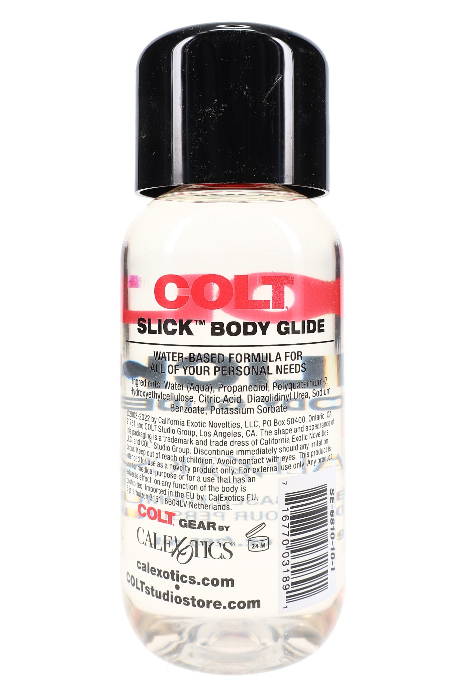 COLT Slick Body Glide Water-Based Lubricant 8.9 oz Primate Glass COLT Slick Body Glide Water-Based Lubricant 8.9 oz Primate Glass