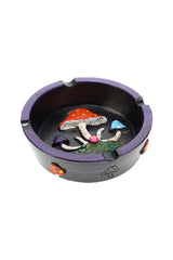 Alien & Shroom Resin Ashtray – 4″