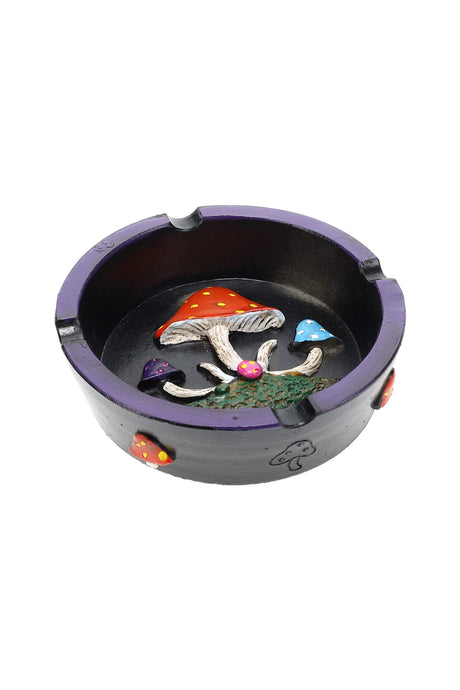 Alien & Shroom Resin Ashtray – 4″