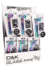 Rainbow Metallic Decal Glass/Metal Pipe Gift Set with Screens - MP268