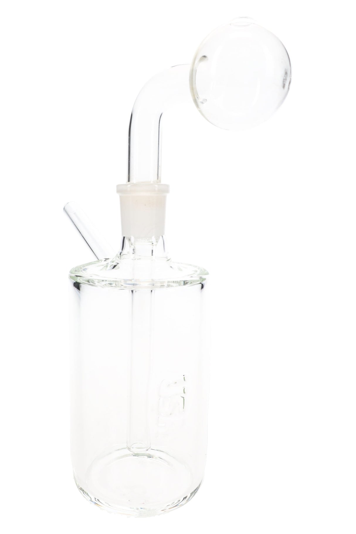 (US Made) 5.5" Thick Clear Glass-on-Glass Oil Burner Rig – OIL144