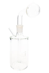 (US Made) 5.5" Thick Clear Glass-on-Glass Oil Burner Rig – OIL144