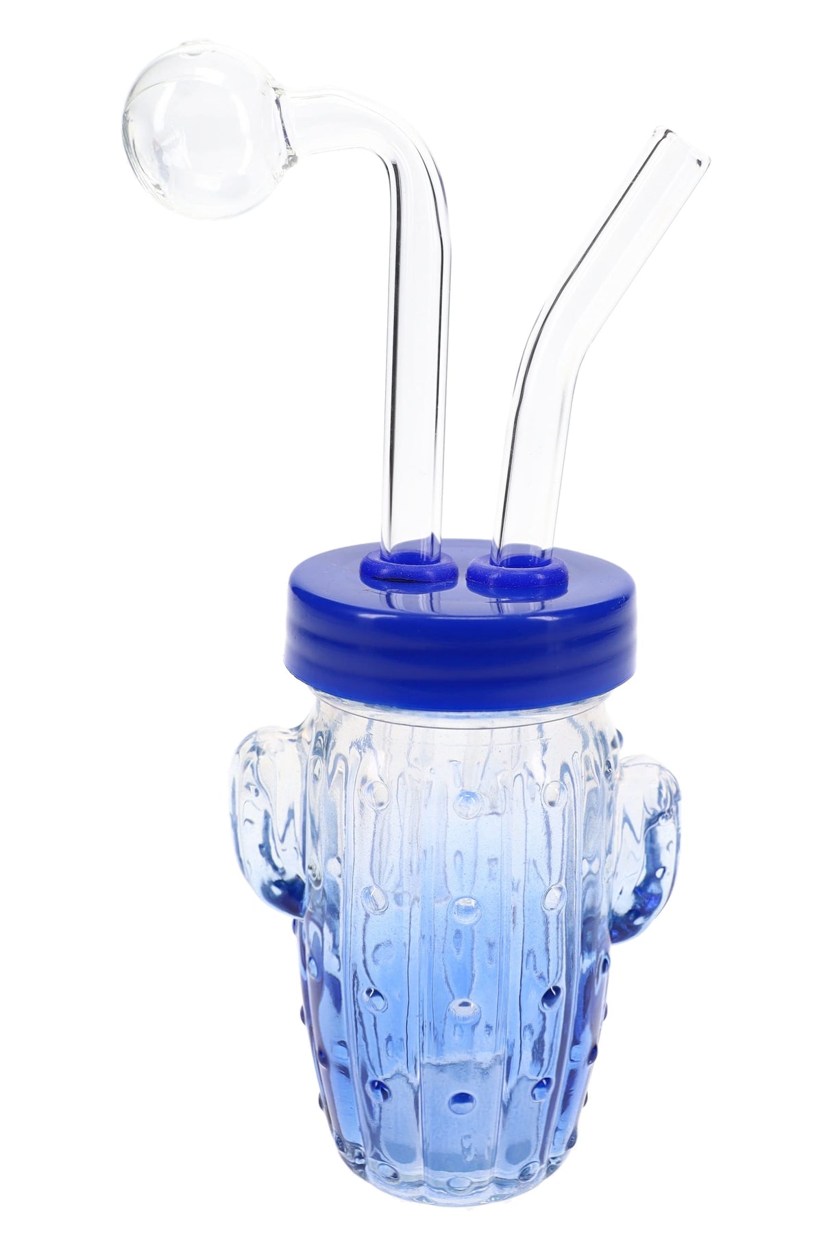 Glass Cactus Oil Burner Rig “Desert Sipper” – Assorted Colors – US-Made
