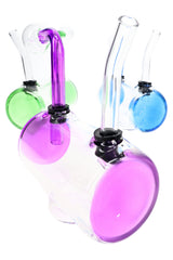 (US Made) 4.5" Colorful Barrel Glass Oil Burner Rig – OIL186