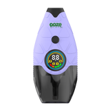Lavender Ooze Hover concentrate vaporizer with digital display, power button, and protective lower cover