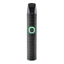 Black Ooze Pinch dry herb vaporizer with textured finish, black mouthpiece, and illuminated button