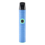 Light blue Ooze Pinch dry herb vaporizer with textured grip, black mouthpiece, and lit power button