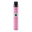 Pink Ooze Pinch dry herb vaporizer with compact textured shell, black mouthpiece, and LED button